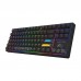 Клавіатура Hator Rockfall 2 Mecha TKL Authentic Edition Aurum Milky Way Silent USB Black (HTK-530)