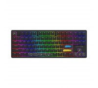 Клавіатура Hator Rockfall 2 Mecha TKL Authentic Edition Aurum Milky Way Silent USB Black (HTK-530)