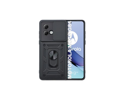 Чохол до мобільного телефона BeCover Military Motorola Moto G84 Black (710675)