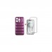 Чохол до мобільного телефона Dengos iPhone 15 Pro Case + Glass (Purple) (DG-KM-81)