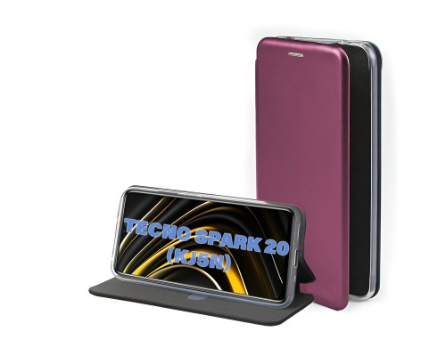 Чохол до мобільного телефона BeCover Exclusive Tecno Spark 20 (KJ5n) Burgundy (711239)