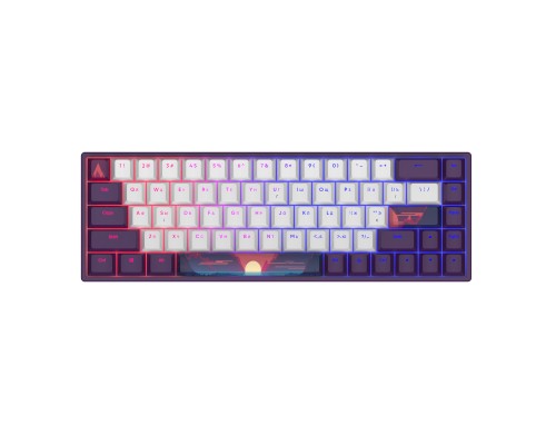 Клавіатура Dark Project Sunrise PBT RGB Mech G3MS Sapphire USB Violet/White (DPP68_GSH_SUNR_ANSI_UA)