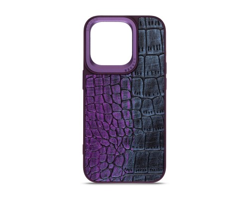 Чохол до мобільного телефона Harder Glamorous Croco Apple iPhone 15 Pro Dark Purple (ARM76763)