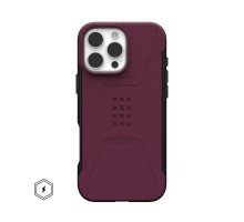 Чохол до мобільного телефона UAG iPhone 16 Pro Max Civilian Magsafe Bordeaux (114445119049)