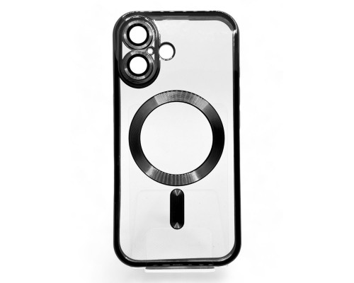 Чохол до мобільного телефона BeCover TPU Chrome Case (MagSafe) для Apple iPhone 16 Plus Black (712075)