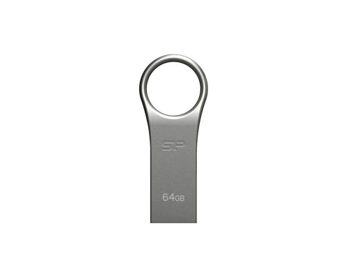 USB флеш накопичувач Silicon Power 64GB Firma F80 Silver USB 2.0 (SP064GBUF2F80V1S)