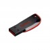 USB флеш накопичувач SanDisk 64GB Cruzer Blade Black/red USB 2.0 (SDCZ50-064G-B35)