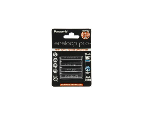 Акумулятор Panasonic Eneloop Pro AAA 930 mAh NI-MH * 4 (BK-4HCDE/4BE)