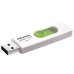 USB флеш накопичувач ADATA 32GB UV320 White/Green USB 3.1 (AUV320-32G-RWHGN)