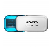 USB флеш накопичувач ADATA 32GB UV240 White USB 2.0 (AUV240-32G-RWH)