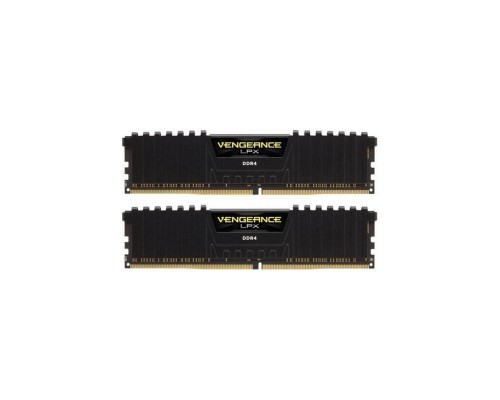 Модуль пам'яті для комп'ютера DDR4 16GB (2x8GB) 3600 MHz Vengeance LPX Black Corsair (CMK16GX4M2D3600C18)