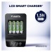 Зарядний пристрій для акумуляторів Varta LCD Smart Plus CHARGER +4*AA 2100 mAh (57684101441)