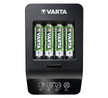 Зарядний пристрій для акумуляторів Varta LCD Smart Plus CHARGER +4*AA 2100 mAh (57684101441)