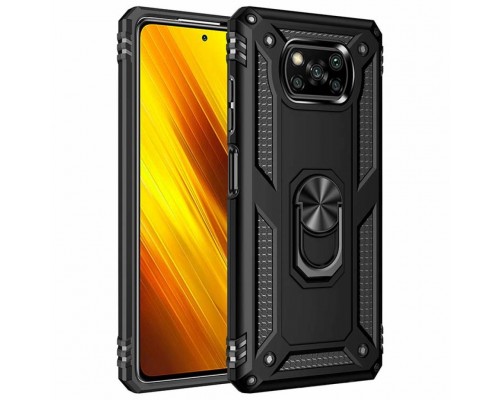 Чохол до мобільного телефона BeCover Military Poco X3 Black (705643)