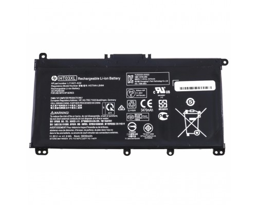 Акумулятор до ноутбука HP 250 G7 HT03XL, 3630mAh (41.9Wh), 3cell, 11.4V, Li-ion (A47552)