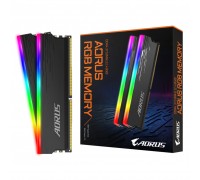 Модуль пам'яті для комп'ютера DDR4 16GB (2x8GB) 3733 MHz AORUS RGB Fusion 2.0 Memory boost GIGABYTE (GP-ARS16G37D)