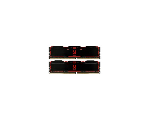 Модуль пам'яті для комп'ютера DDR4 32GB (2x16GB) 3200 MHz IRDM Black Goodram (IR-X3200D464L16A/32GDC)