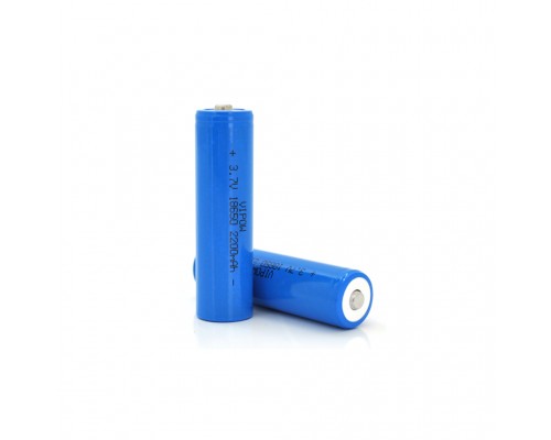 Акумулятор 18650 2200mAh, TipTop, 3.7V, Blue Vipow (ICR18650-2200mAhTT)