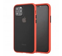 Чохол до мобільного телефона MakeFuture Apple iPhone 11 Pro Frame (Matte PC+TPU) Red (MCMF-AI11PRD)