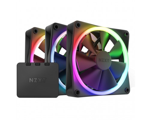 Кулер до корпусу NZXT F120RGB Triple (Black) (RF-R12TF-B1)