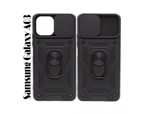 Чохол до мобільного телефона BeCover Military Samsung Galaxy A03 SM-A035 Black (707367)