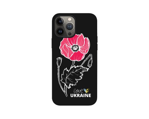 Чохол до мобільного телефона SampleZone IPHONE 13 PRO MAX matt black (UA14B)