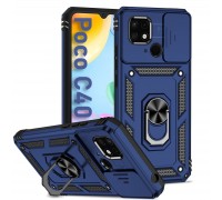 Чохол до мобільного телефона BeCover Military Poco C40 Blue (708203)