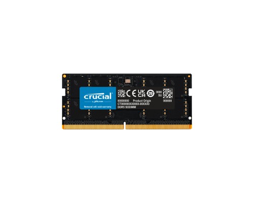 Модуль пам'яті для ноутбука SoDIMM DDR5 32GB 4800 MHz Micron (CT32G48C40S5)