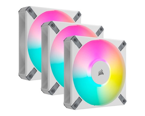 Кулер до корпусу Corsair AF120 RGB Elite White Triple Pack (CO-9050158-WW)