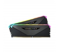 Модуль пам'яті для комп'ютера DDR4 16GB (2x8GB) 3600 MHz Vengeance RGB Pro RT Black Corsair (CMN16GX4M2Z3600C16)