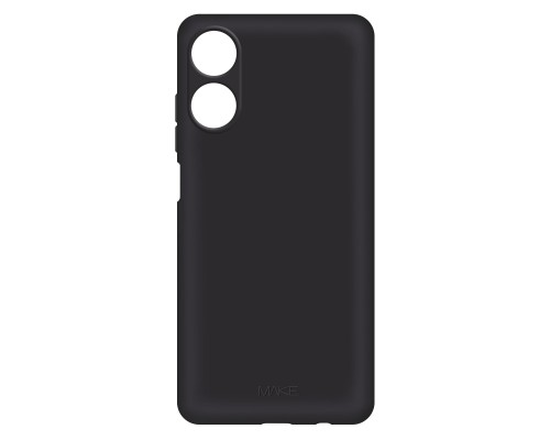 Чохол до мобільного телефона MAKE Oppo A17 Skin Black (MCS-OPA17BK)