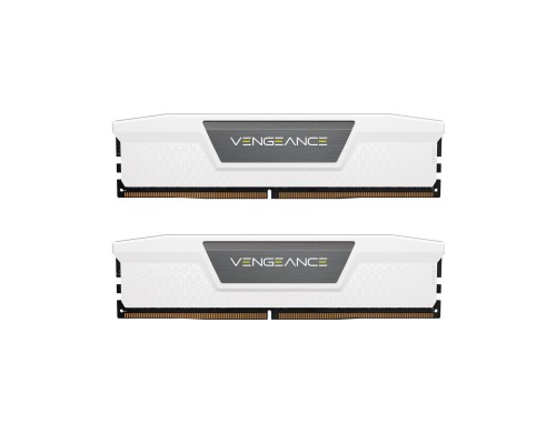 Модуль пам'яті для комп'ютера DDR5 64GB (2x32GB) 5600 MHz Vengeance White Corsair (CMK64GX5M2B5600C40W)