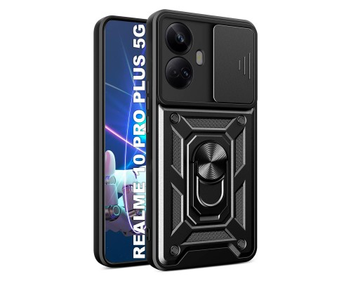 Чохол до мобільного телефона BeCover Military Realme 10 Pro Plus 5G Black (710022)