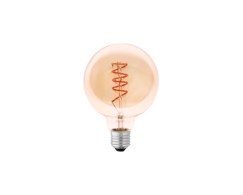 Лампочка Delux Globe G95 5Вт E27 2200К amber spiral filament (90018166)