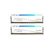 Модуль пам'яті для комп'ютера DDR5 32GB (2x16GB) 6800 MHz Redline RGB White Mushkin (MLB5C680CKKP16GX2)