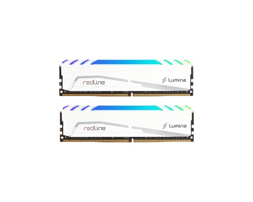 Модуль пам'яті для комп'ютера DDR5 32GB (2x16GB) 6800 MHz Redline RGB White Mushkin (MLB5C680CKKP16GX2)