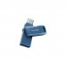 USB флеш накопичувач SanDisk 128GB Ultra Dual Drive Go Navy Blue USB 3.1 Type-C (SDDDC3-128G-G46NB)