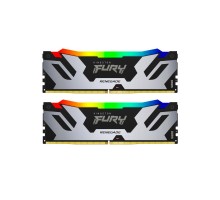 Модуль пам'яті для комп'ютера DDR5 48GB (2x24GB) 7200 MHz Renegade RGB XMP Kingston Fury (ex.HyperX) (KF572C38RSAK2-48)