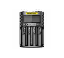 Зарядний пристрій для акумуляторів Nitecore Digicharger UMS4 (4 channels, LCD, Li-ion, IMR, Ni-Mh, Ni-Cd, 4A) (UMS4)