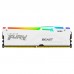 Модуль пам'яті для комп'ютера DDR5 16GB 5600 MHz FURY Beast White RGB Kingston Fury (ex.HyperX) (KF556C40BWA-16)