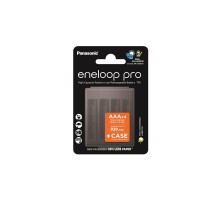 Акумулятор Panasonic Eneloop AAA 930mAh Pro NI-MH * 4 + Сase (BK-4HCDEC4CP)