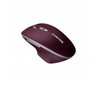 Мишка Canyon MW-21 Wireless Blue LED Burgundy (CNS-CMSW21BR)