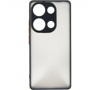 Чохол до мобільного телефона Dengos Matte Xiaomi Redmi Note 13 Pro 4G (black) (DG-TPU-MATT-141)