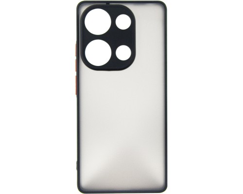 Чохол до мобільного телефона Dengos Matte Xiaomi Redmi Note 13 Pro 4G (black) (DG-TPU-MATT-141)