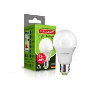 Лампочка Eurolamp LED ECO A60 10W E27 4000K 12-48V (LED-A60-10274(12-48V))