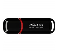 USB флеш накопичувач ADATA 512GB UV150 Black USB 3.2 (AUV150-512G-RBK)