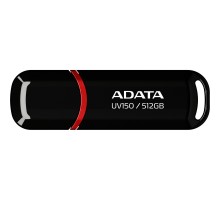 USB флеш накопичувач ADATA 512GB UV150 Black USB 3.2 (AUV150-512G-RBK)