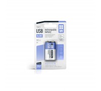 Акумулятор Крона USB-С 390 mAh 9V (Li-Polymer) ColorWay (CW-UB9V-06)