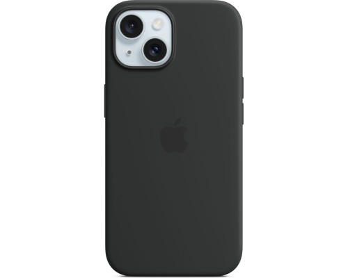 Чохол до мобільного телефона Apple iPhone 15 Silicone Case with MagSafe - Black,Model A3123 (MXPD3ZM/A)