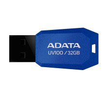 USB флеш накопичувач ADATA 32GB DashDrive UV100 Blue USB 2.0 (AUV100-32G-RBL)